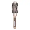Peine de Rodillo de Aire Peine de Rodillo Grande Aleación de Aluminio Secado de Cabello Rizador Ondulado Peine de Estilismo para Peluquería Cilindro Cerdas 4 Piezas