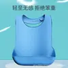O babador para idosos comer o babador para idosos alimentar o bolso de saliva para adultos silicone à prova d'água bolso de arroz para adultos