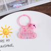 Ins Fengyunduo Llavero Colgante Placa con Palabra Acrílico Doble Cara Texto Colgante para Bolsa Llavero de Estudiante Regalo