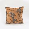 Cojines Decorativos Nórdicos para Sofá de Sala de Estar, Cojines Decorativos Verdes Jacquard Leopardo, Habitación Modelo Tatami, Moderno y Sencillo