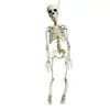 Nova decoração de porta de fantasma pendurado de caveira de Halloween transfronteiriça de 40 cm, ornamento de casa mal-assombrada, decoração pendurada para festa de terror de Halloween
