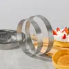 Molde Anillo Perforado Redondo de Acero Inoxidable 430 para Mousse con Agujeros Anillo Francés para Mousse Tarta de Queso Anillo para Tarta Anillo para Pastel