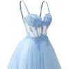 Estilo Nuevo 2026 Elegante Ceñidor de Cintura Sin Tirantes Malla Fiesta de Cumpleaños Dama de Honor Vestido de Noche para Mujeres, Suministro Transfronterizo