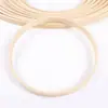Anillo Redondo de Bambú de Madera de 8-40cm Anillo Aro Redondo Material para Manualidades DIY Guirnalda de Flores Tejida con Cuerda Atrapasueños Abanico Redondo Marco de Abanico Esqueleto
