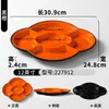 Vajilla de Melamina Xiangyuan Mei Plato para Sashimi Comercial Plato para Platos Estofados de Siete Compartimentos Plato Dividido Plato para Guarniciones Emplatado