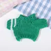 Ropa para muñeca de 10 cm, camiseta de manga corta, chaleco para muñeca, colección de atuendos para muñeca Labubu de 17 cm