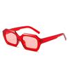 Comercio Exterior Transfronterizo Moda Europea y Americana Gafas de Sol Poligonales Gafas de Sol Coloridas Estilo Callejero de Celebridad Gafas del Mismo Estilo que las Celebridades