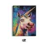 Pintura Decorativa Artística de Gama Alta para Nicho de Unicornio para Dormitorio, Comedor, Recibidor, Sala de Estar, Arte de Pared para Fondo de Sofá