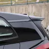 Adecuado para 26 Modelos de Tiras de Recorte de Ala Trasera Rav4, Modificación de Actualización de Tiras de Recorte de Ala Trasera Rav4 de Fibra de Carbono Negro Brillante Plateado Electrochapado