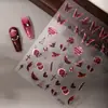 Cyansea Transfronterizo Popular Estilo Oscuro Mariposa Cruz Corazón Pegatinas para Uñas DIY Pegatinas Decorativas para Tableta Teléfono