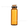 22mm Marrón Bayoneta Botella Corcho Botella de los Deseos Tubo de Ensayo de Vidrio Botella DIY Hecho a Mano Botella Estrella Botella de Deriva Botella Vacía