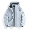 26 Jaquetas Populares para Primavera, Outono e Inverno, Jaqueta Softshell Esportiva Unissex à Prova de Vento para Montanhismo e Caminhada