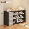 Estante de Zapatos Sencillo para el Hogar de Múltiples Niveles para la Entrada Interior Armario de Zapatos a Prueba de Polvo Estante de Almacenamiento de Zapatos para Alquiler y Dormitorio