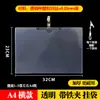 Bolsa Colgante Versión Engrosada con Pinza de Hierro, Bolsa para Documentos con Pinza, Bolsa Colgable que se Puede Enganchar, Bolsa Colgante de Plástico Pp Transparente