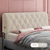 Cojín de cabecera Tatami sin cabecero Almohada de cama suave Empaquetada Madera maciza Cama Cojín trasero grande Cojín de cama Lujo accesible