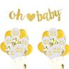 Set de Globos de Confeti Amazon Ohbaby Tema de Bebé Suministros de Decoración de Globos para Fiesta de Cumpleaños Diseño de Fiesta