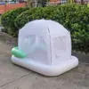 Nova Barraca de Cama Inflável para Crianças ao Ar Livre Colchão de Flocagem Indoor para Bebê Barraca de Cama Inflável Dobrável para Bebê