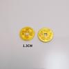 Mini pequena liga lingote de prata lingote de prata liga sólida pequeno lingote de ouro cornucópia jarra de arroz baifu jar acessórios decorativos pêndulo