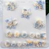 Novo Névoa de Creme Acessórios para Nail Art Marítima Mistura de Vaga-lume Luminoso Camélia Acessórios para Nail Art Borboleta Pequena Sacola de Materiais