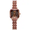 Reloj de Pulsera de Acero Honghong Square Reloj de Gama Alta de Nicho para Mujer Reloj para Mujer Reloj de Cuarzo para Mujer Fabricante Venta al por Mayor