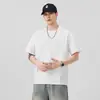Roupas Masculinas Fengshe / Verão 2026 Nova Camiseta Masculina com Toque Gelado Estilo Chinês Manga Curta Gola Redonda Top Camiseta Tendência
