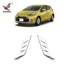 Adecuado para 21 Toyota Aqua Parachoques Trasero Modificado Luces Antiniebla Tiras Decorativas Brillantes Galvanizadas Luces Antiniebla Serie Especial Mx