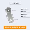 Acessórios para Guarda-corpo Suporte em L Instalação de Guarda-corpo de Vidro Tubo Quadrado Peça de Fixação em L Conector de Base para Guarda-corpo Fornecimento Direto do Fabricante