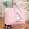 Bolsa de Almacenamiento Estilo Dibujos Animados para Colchas de Estudiantes de Preescolar, Bolsa Organizadora Portátil de Gran Capacidad para el Hogar, Diseño Lindo y Divertido de Dibujos Animados