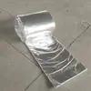 Suministro de Lámina de Aluminio Ignífuga para Envoltura, Algodón Ignífugo, Manta de Fibra Cerámica Punzonada con Agujas, Aislante Acústico, Resistente a Altas Temperaturas, Envoltura para Conductos a Prueba de Humo