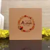 Álbum de fotos DIY laminado, autoadesivo, feito à mão, romântico, para casais, álbum de fotos de família de alta qualidade, álbum comemorativo