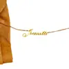 Collar con letra personalizada transfronterizo collar simple con nombre de letra inglesa joyería para el cabello de una generación