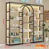 Armário expositor de cosméticos de prateleira, expositor, armário de produtos para salão de beleza e unhas de luxo leve, armário expositor, prateleira de armazenamento, multifuncional