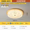 Luz de Techo para Dormitorio 6 Nuevo Marco Negro Estilo Italiano Minimalista Lujo Ligero Cristal Redondo Espectro Completo Protección Ocular Iluminación de Habitación Hierro