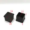 Cubierta para pie de tubo de acero inoxidable con revestimiento de PVC, taburete, silla, cubierta protectora para pie, alfombrilla antideslizante para pie de mueble, tapa de plástico, goma suave