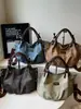 Bolsa de Mano Retro Japonesa para Mujer, Bolso de Mano para Viajes, Estilo Perezoso, Gran Capacidad, Bolsa de PU para Ropa de Trabajo, Bolso para Estudiantes