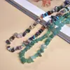 Pedra Britada de Cristal Natural Pedra Bruta Semi-Acabada Acessórios para Joias DIY Pulseira Contas de Cristal Pedra de Desmagnetização Cascalho Atacado