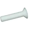 Tornillo de Nylon de Alta Resistencia Tornillo de Fibra de Vidrio de Nylon Cabeza Plana Tornillo de Plástico M2-M10 Tornillo de Plástico de Cabeza Avellanada Cruz