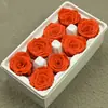 Flor Mágica Flor Eterna Grado AB 4-5 Rosa Caja Entera diy Bolsa de Material Floral Cubierta de Vidrio Día de San Valentín Unicornio