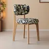 Silla de Comedor Nórdica de Madera Maciza, Silla para Mesa de Comedor del Hogar, Silla de Ocio Minimalista de Lujo Ligero Vintage para Sala de Estar, Comedor, Hotel, Taburete de Tocador