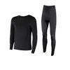 Directamente del fabricante, bestseller transfronterizo, capa base ultra delgada de manga larga para embellecer la piel para mujer, conjunto de ropa interior térmica a prueba de frío para otoño e invierno, talla grande