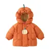 Ropa cálida acolchada de algodón para bebés, niños y niñas, abrigo exterior engrosado con forro polar de invierno, ropa con capucha de invierno para recién nacidos