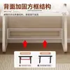 Escritorio de computadora para oficina en casa y estudio, escritorio de dormitorio, banco de trabajo rectangular simple y moderno para estudiantes, escritorio de escritura práctico