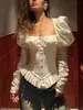 Camisa Versátil de Moda Sexy y Madura Estilo Coreano para Mujer, Nuevo Diseño Primavera 2026, Corte Ajustado, Top de Tacto de Alta Gama