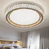 Lámpara de Techo de Cristal de Lujo Mu Ming Ju de 6 Luces Lámpara para Sala de Estar de Gama Alta Lámpara Redonda para Dormitorio Grande Estudio Comedor Accesorio de Iluminación Hierro