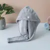 Gorro Grueso de Terciopelo Coral para Secar el Cabello, Lindo para Adultos, Niños y Estudiantes, Toalla Baotou Amigable con la Piel, Absorbente de Agua y de Secado Rápido al por Mayor