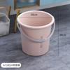 Cubo de plástico para dormitorio de estudiantes al por mayor, cubo de lavandería portátil para el hogar, cubo de baño engrosado, cubo redondo, cubo de almacenamiento de gran capacidad