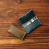 Estuche de cuero UDB para tarjetas, hecho a mano, creativo, estuche de cuero para monedas y tarjetas de memoria, estuche de almacenamiento, accesorios para cámara, colgante