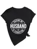 Raising My Husband Estación Europea Ebay Amazon Camiseta Cómoda y Elegante de Mujer Cuello en V Manga Corta Transfronteriza