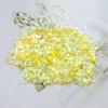 Papel de concha diy gota de pegamento relleno 7 colores 2g chips de papel de caramelo chip de celofán accesorios de chip accesorios de gota de pegamento