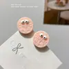 Juguete de Comida Simulada Galleta de Ojos Grandes Pinza para el Cabello Dulce y Divertida Color Caramelo Accesorios para el Cabello de Estudiante Pinza Lateral para Niños Divertida Japonesa y Coreana